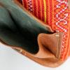 Xinh Handbag: Handmade Leather Tote with Northern Vietnam Textiles